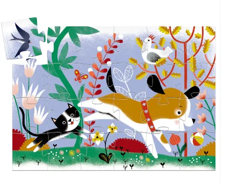 Puzzle Cagnolino Firmin e i piccoli cuccioli