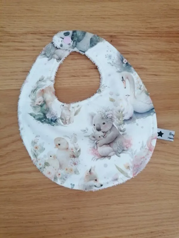 Bavaglia in cotone Mamma e cucciolo