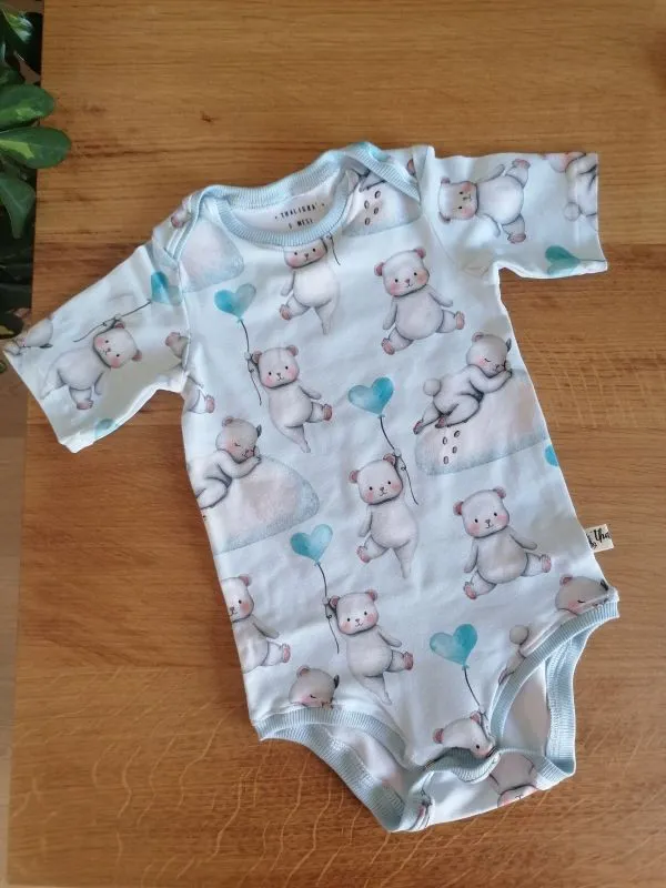 Body taglia 9 mesi - Fantasia Orsetto palloncini