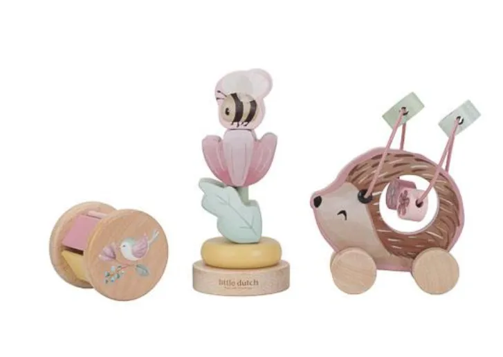 Scatola regalo con giochi in legno - Giardino delle fate