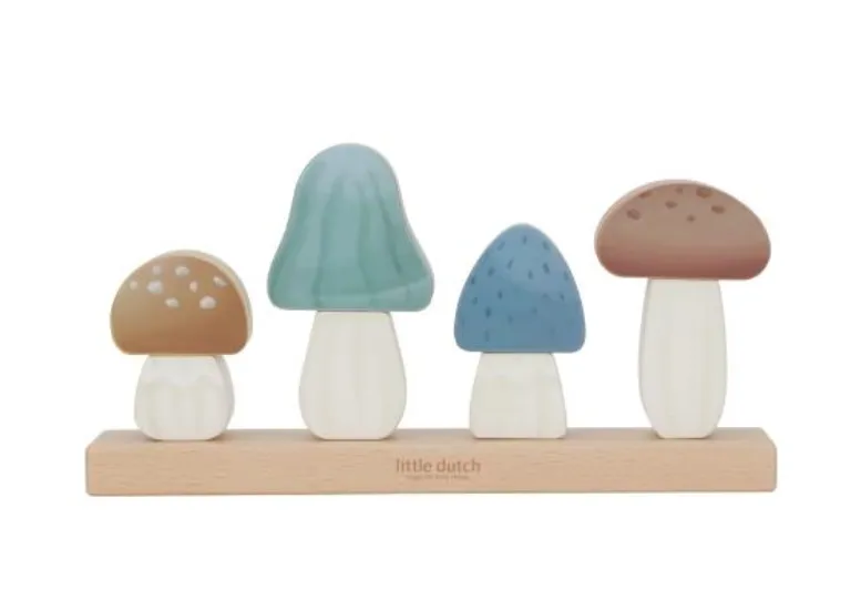 Puzzle impilabile funghi - Amici della foresta