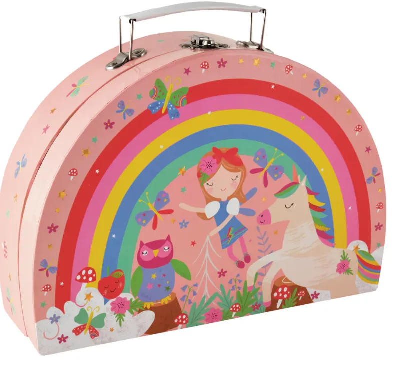 Set da tè in latta 10 pezzi - Fata dell'arcobaleno