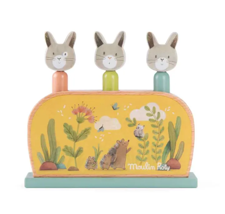 Pop up in legno - Trois Petits Lapins