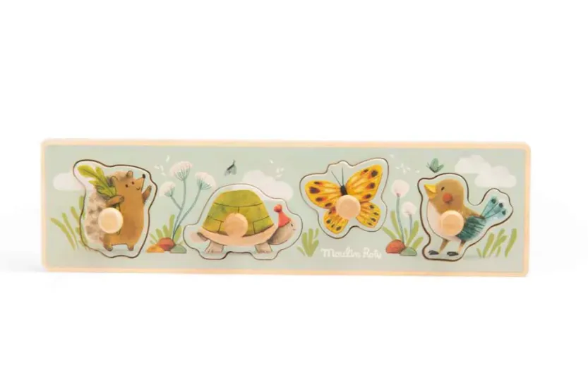 Puzzle in legno ad incastro Trois Petits Lapins