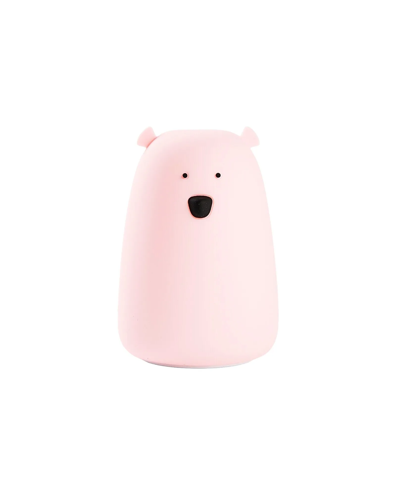 Lampada da Notte Orsetto - Rosa - Morbido Silicone