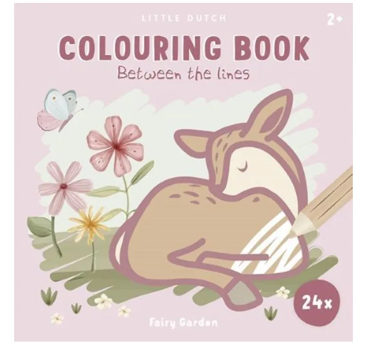 Libro da colorare - Il giardino delle fate