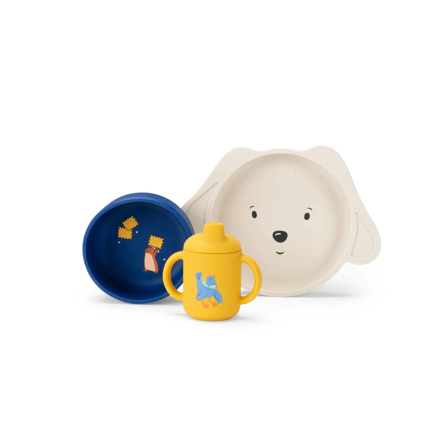 Set pappa in silicone, Puce e Pilou