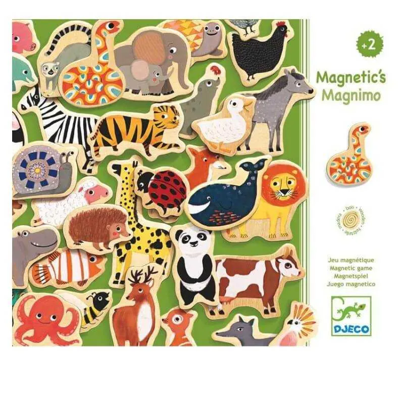 Magnimo - gioco magnetico in legno ANIMALI