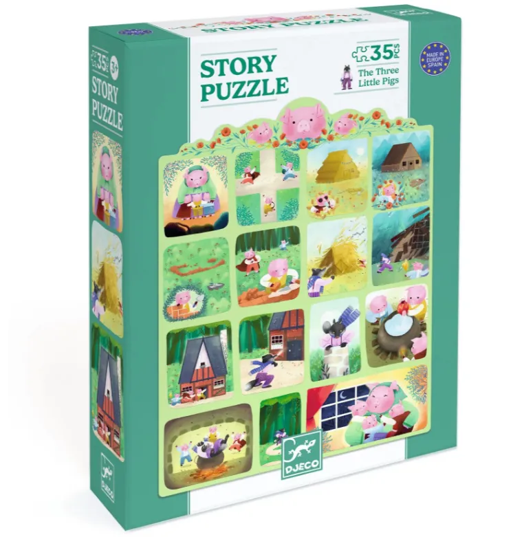 Puzzle STORIA 35 pz. I tre porcellini