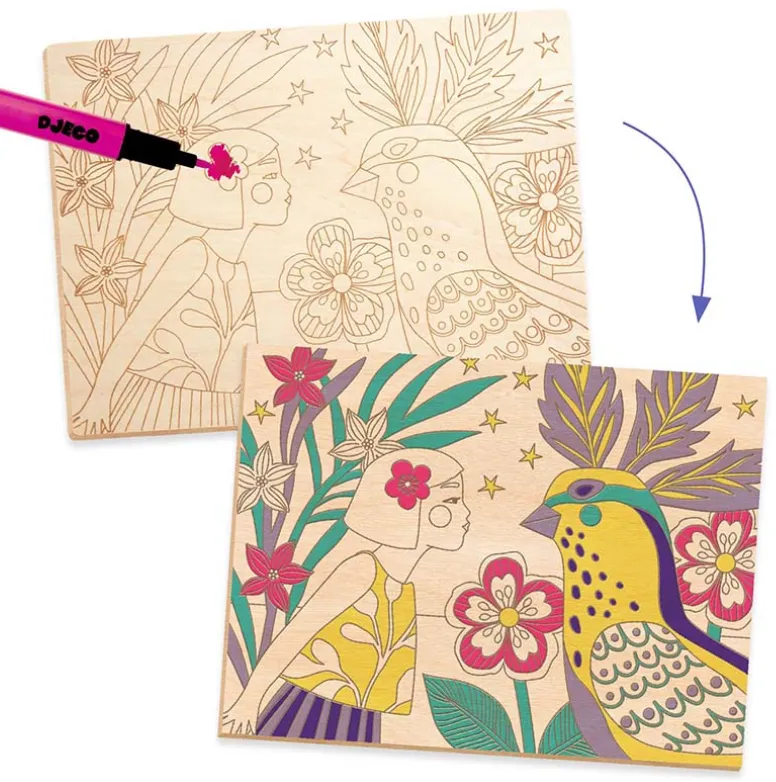 Dipingere sul legno – Sweet Girls
