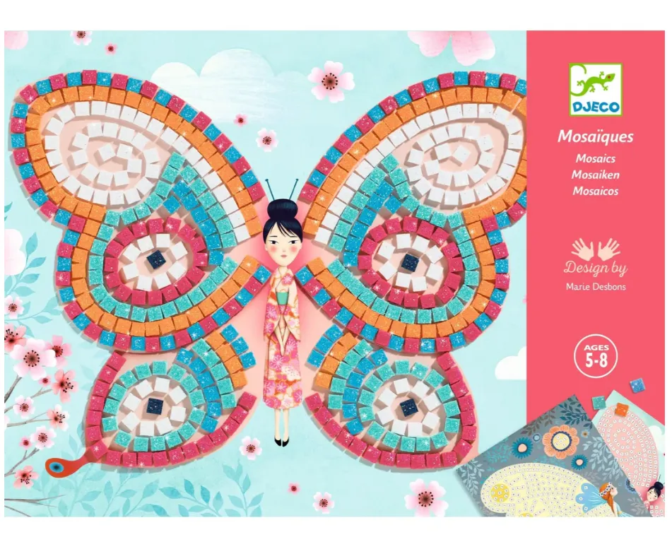 Gioco creare mosaico Farfalle