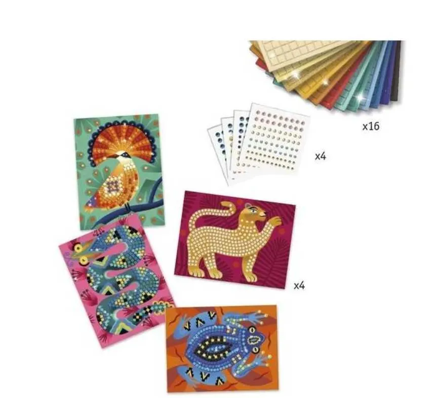 Crea mosaico - Nella giungla