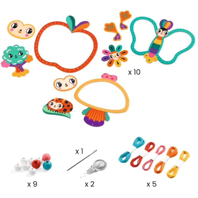 Kit artistico - Decori da appendere - Giardino