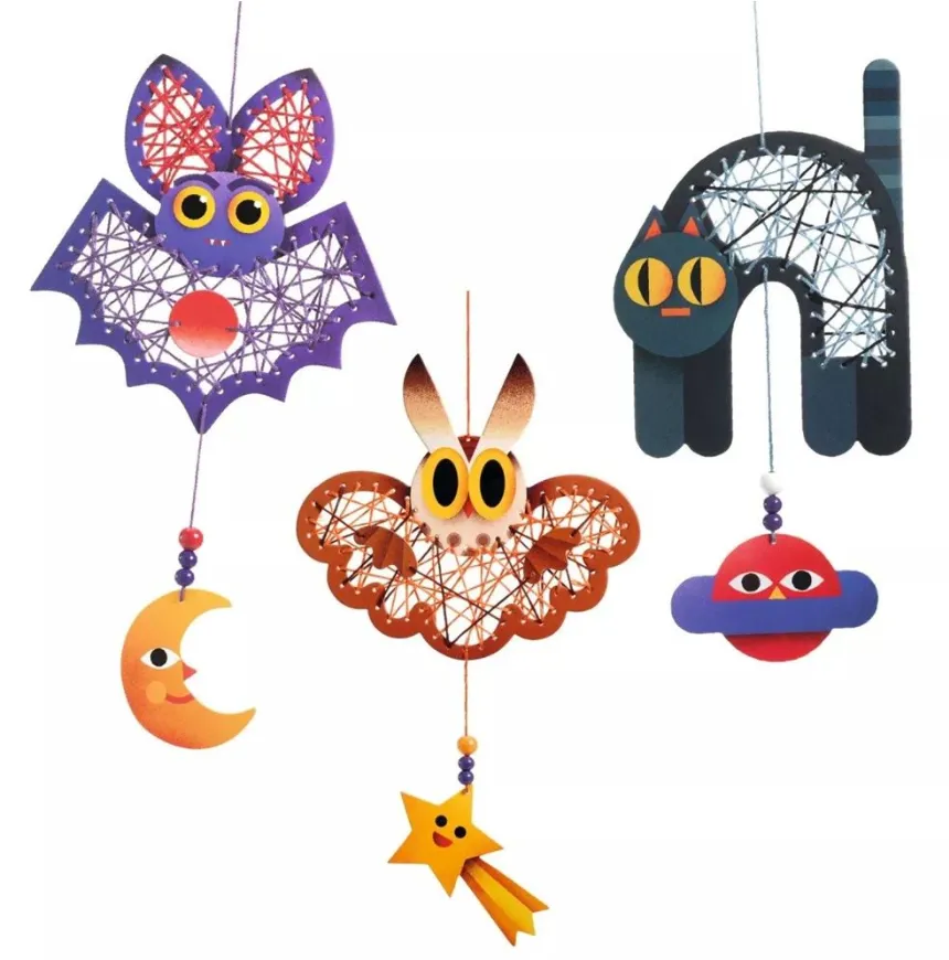 Kit artistico - Decori da appendere - Notte