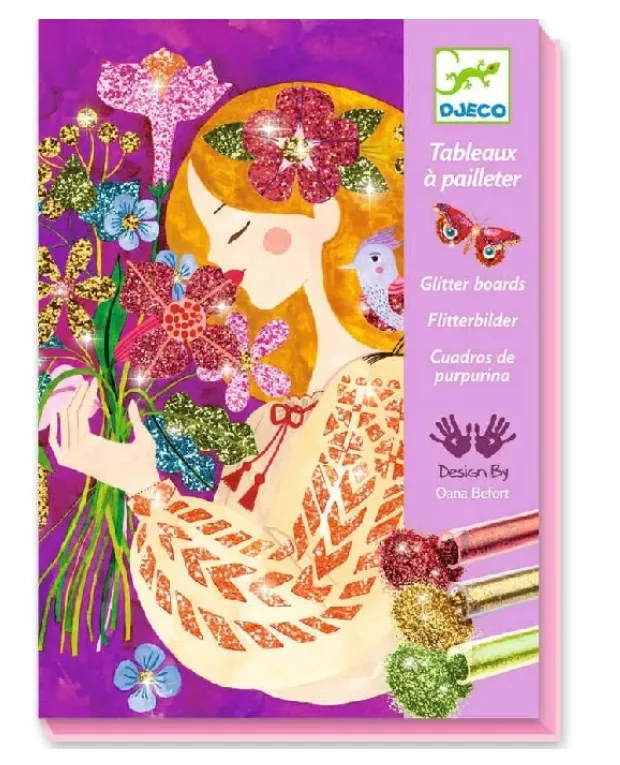 Set di quadri da completare con i glitter - Profumo dei Fiori