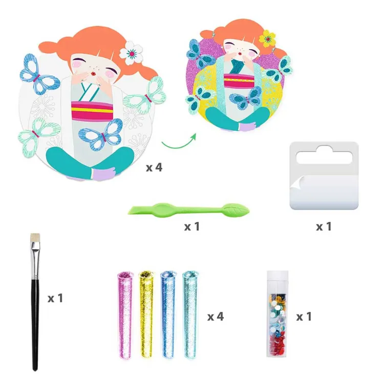 Quadri con Glitter - Onnanoko