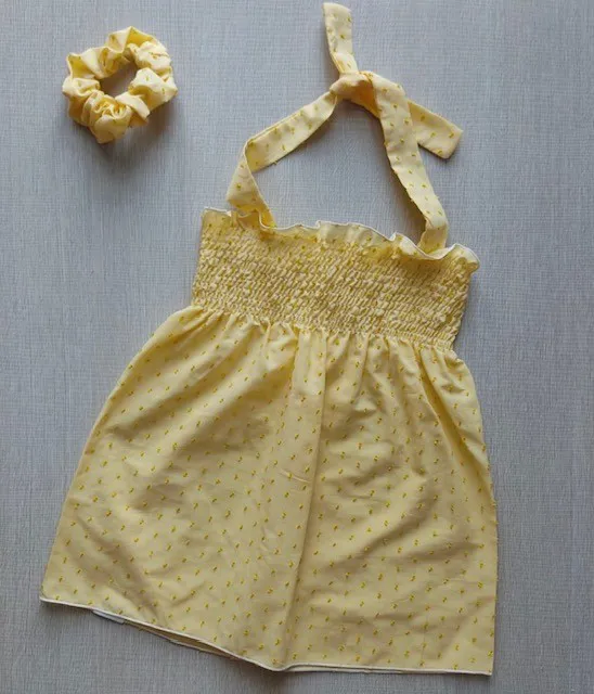 Vestito prendisole giallo