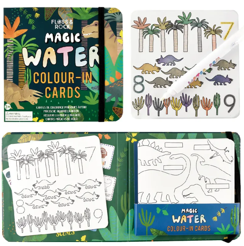 Colorazione penna ad acqua - Dinosauri