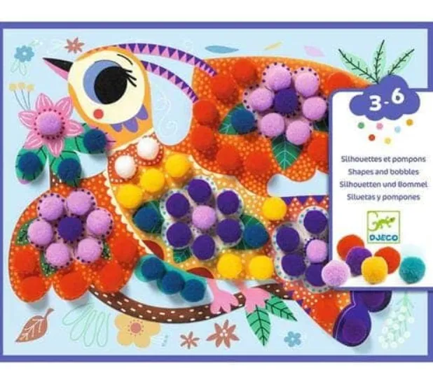 Gioco con pompon - Kit artistico