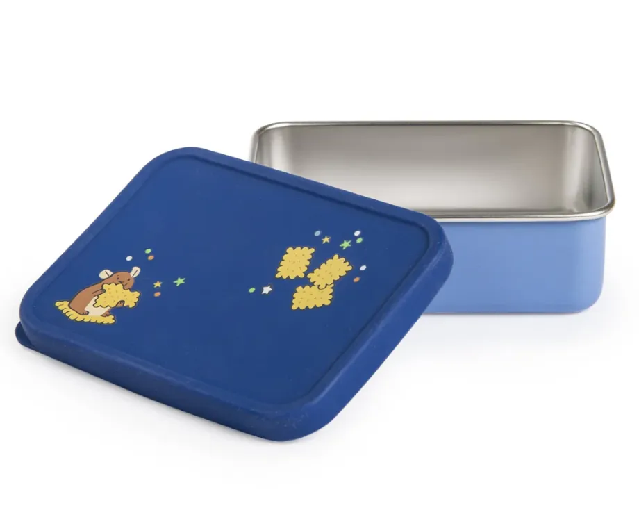 Porta merenda in acciaio inox, Puce e Pilou
