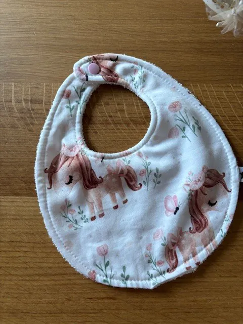 Bavaglia in cotone Cavalli dolci