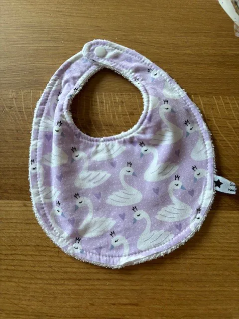 Bavaglia in cotone Cigni