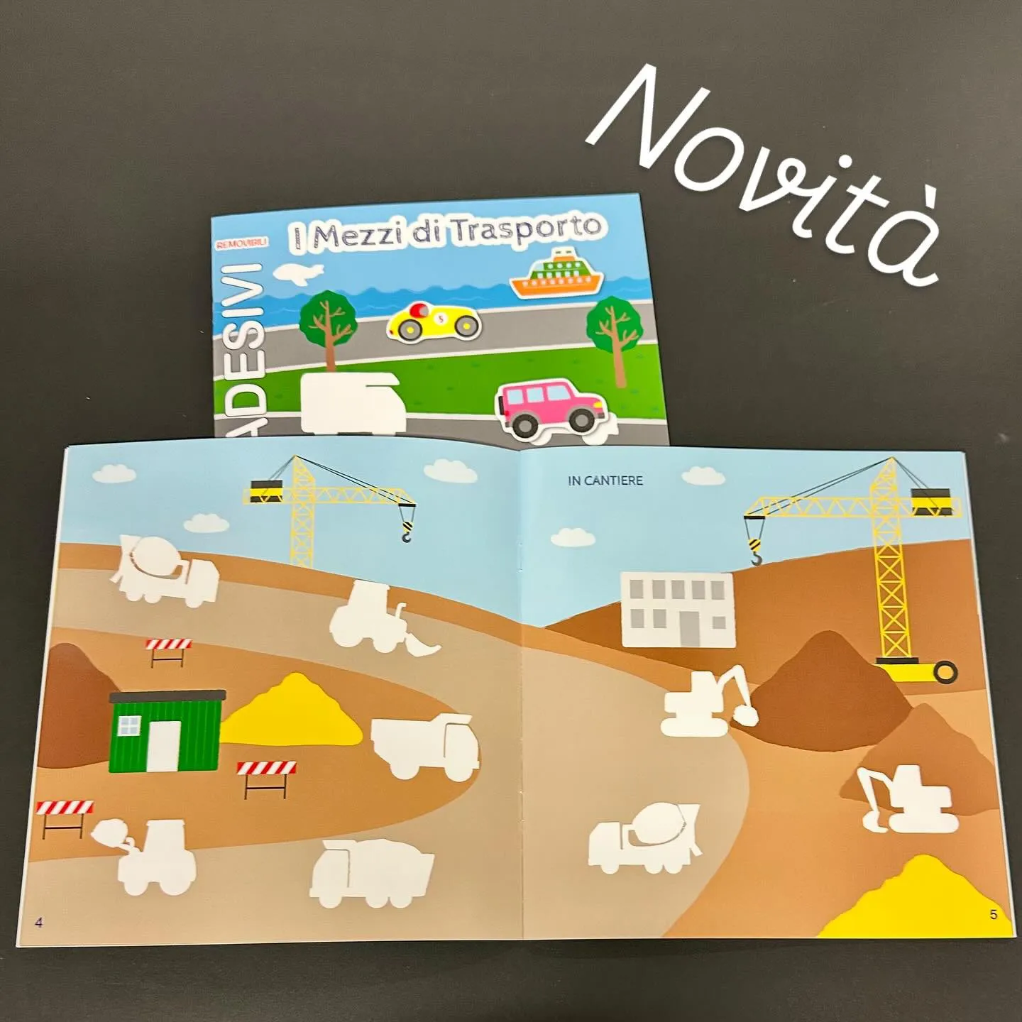 I mezzi di trasporto - Adesivi attacca e stacca - Papelu
