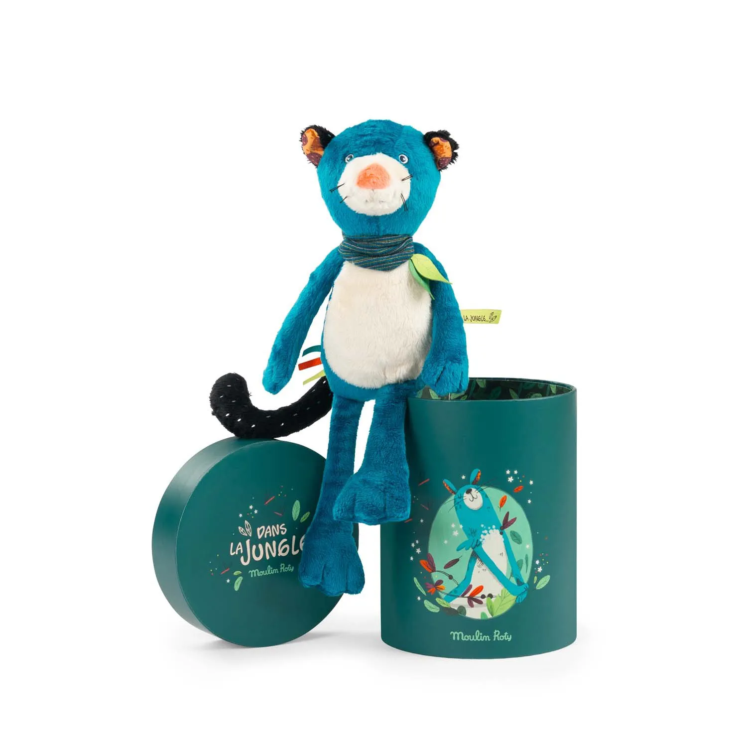 Peluche pantera Zimba con scatola