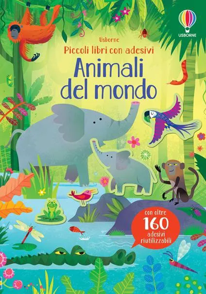 Animali del mondo. Con adesivi