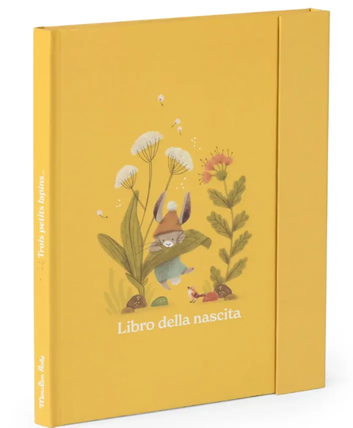 Libro nascita in Italiano (80 pagine) Trois Petits Lapins