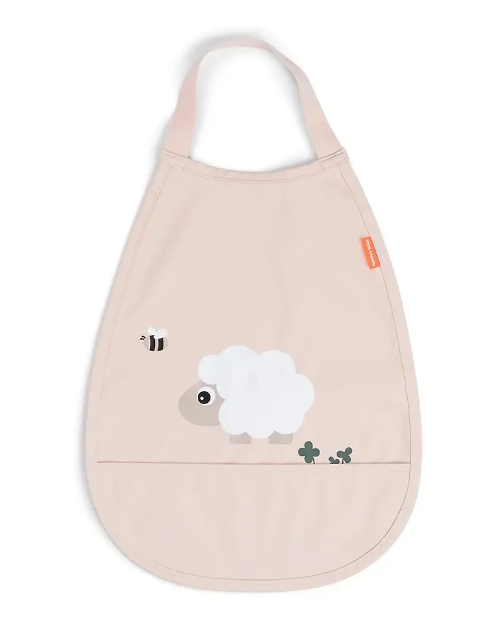 Bavaglia Pull Over - Impermeabile con Tasca - Tiny Farm - Cipria