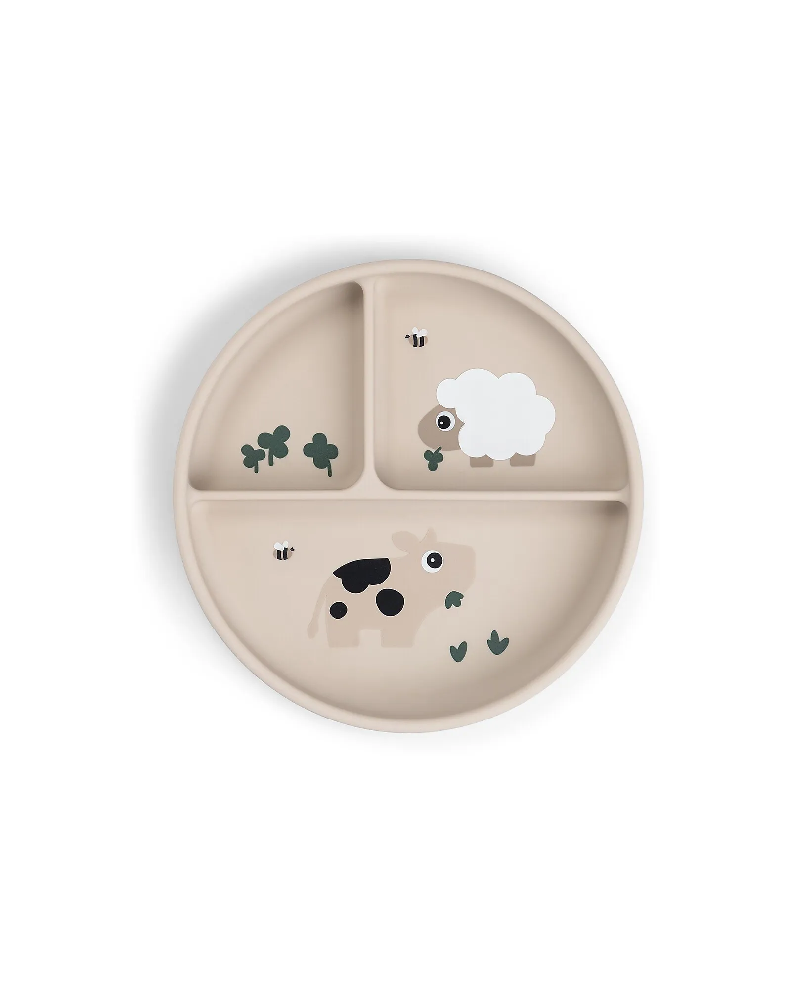 Stick&Stay Piatto con Scomparti - Tiny Farm - Sabbia