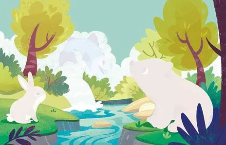 Libera i colori del bosco. Con magico pennello dell'acqua