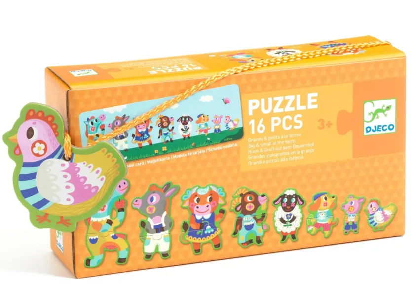 Puzzle Grandi e piccoli alla fattoria