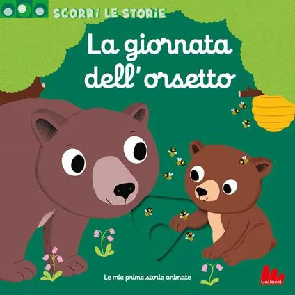 La giornata dell'orsetto. Scorri le storie (libro cartonato)