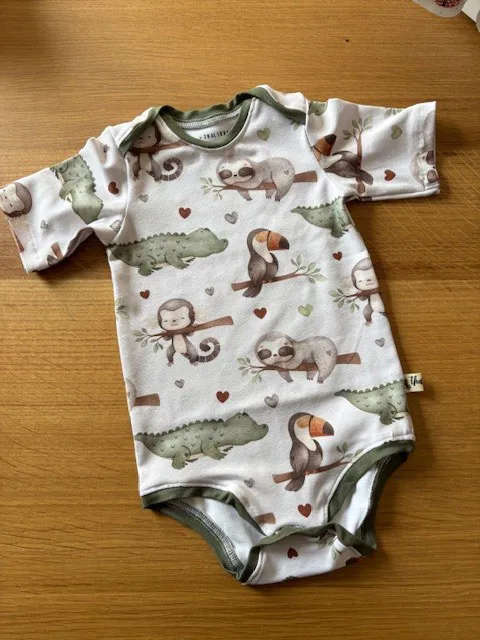 Body taglia 9 mesi - Animaletti giungla