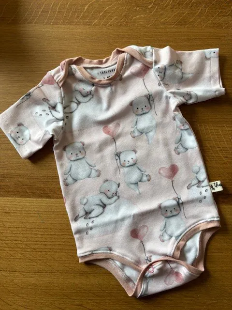 Body taglia 3 mesi - Orsetti in rosa