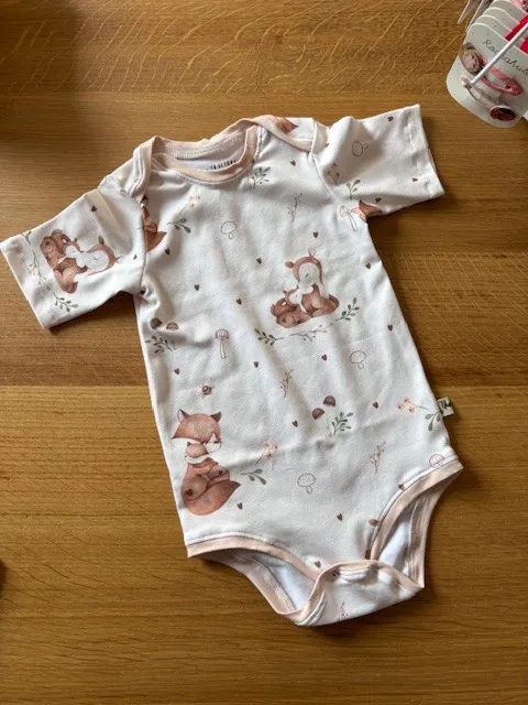 Body taglia 12 mesi - Volpine e funghi