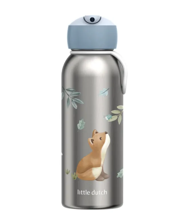 Borraccia termica flip-up campus 350 ml - Amici della foresta