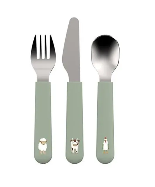 Set di posate per bambini - Piccola fattoria