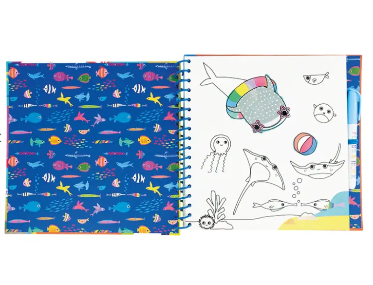 Magic Multiplay Libro, con penna ad acqua - Oceano