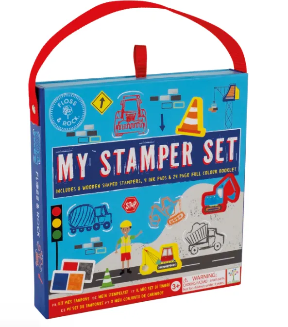 Il mio set di timbri - My stamper set Cantiere