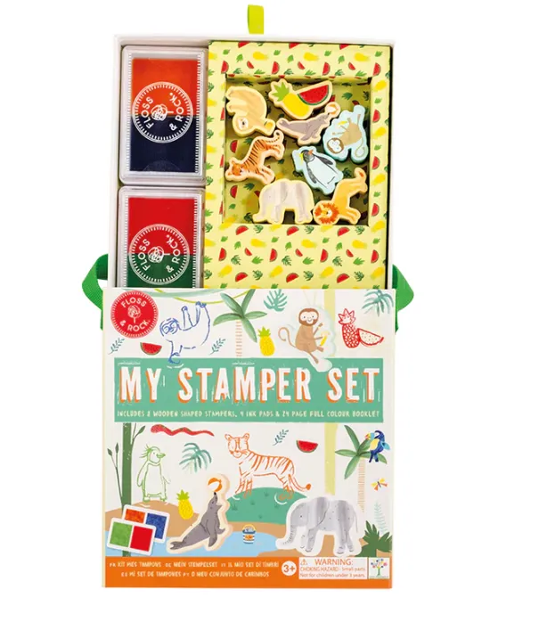 Il mio set di timbri - My stamper set - Giungla