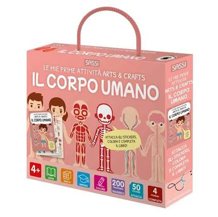Il corpo umano. Le mie prime attività arts & crafts Sassi