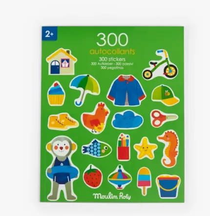 Libro con 300 adesivi Les Popipop