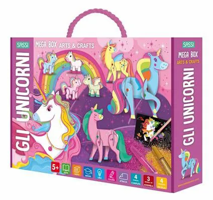 Gli Unicorni. Mega box arts & crafts.