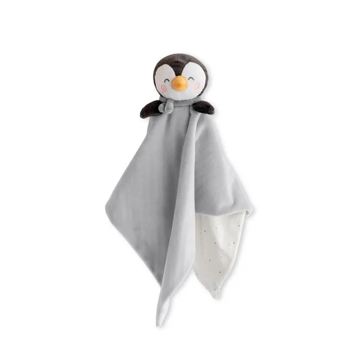 Doudou pinguino, grigio