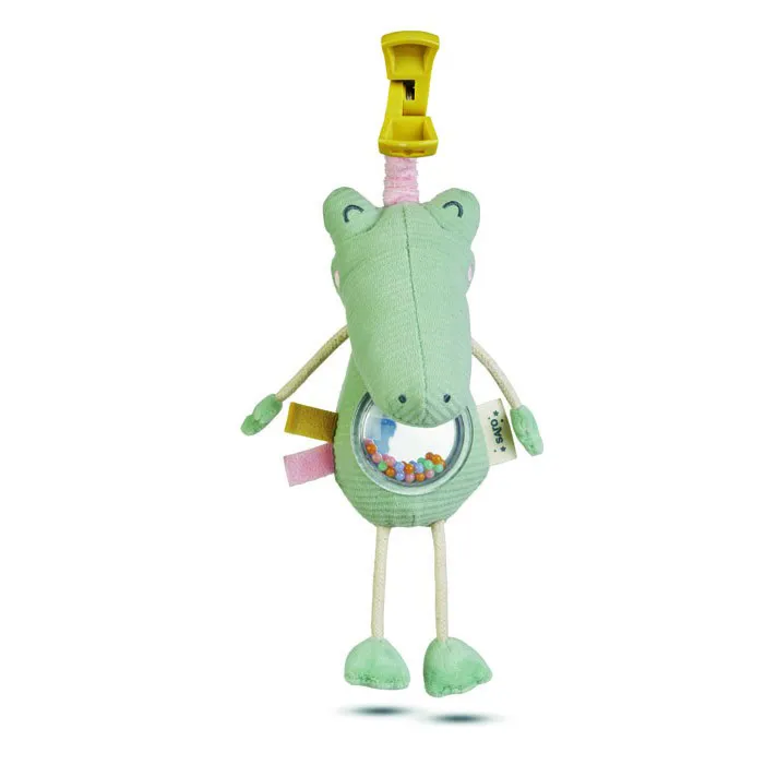 Sonaglio coccodrillo con specchietto