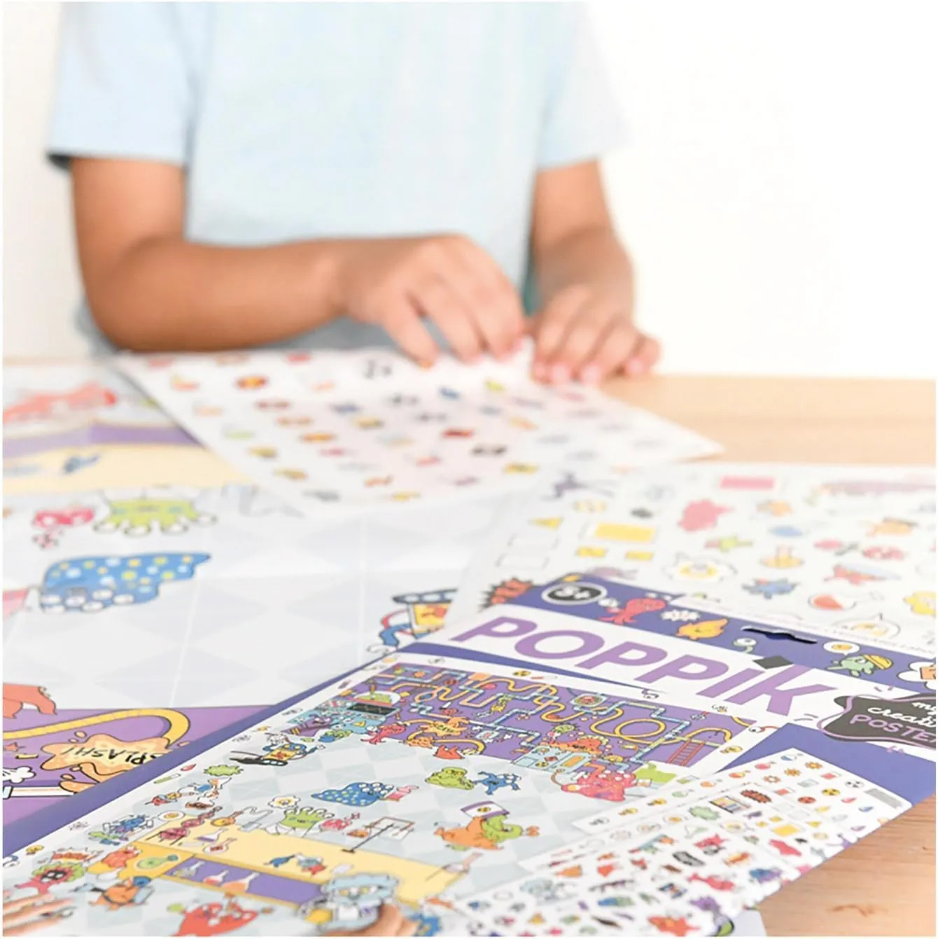 Poster creativo con 150 adesivi - Crazy Lab
