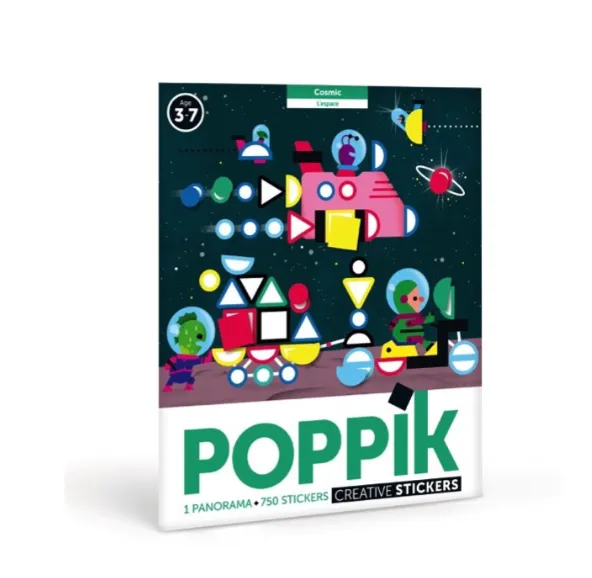 Poster orizzontale Cosmo con 750 stickers